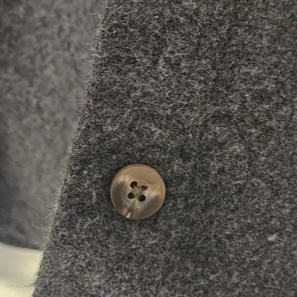 men long sleeve collared grey shirt shacket work wear 100% cotton size 4XL - Picture 9 of 11